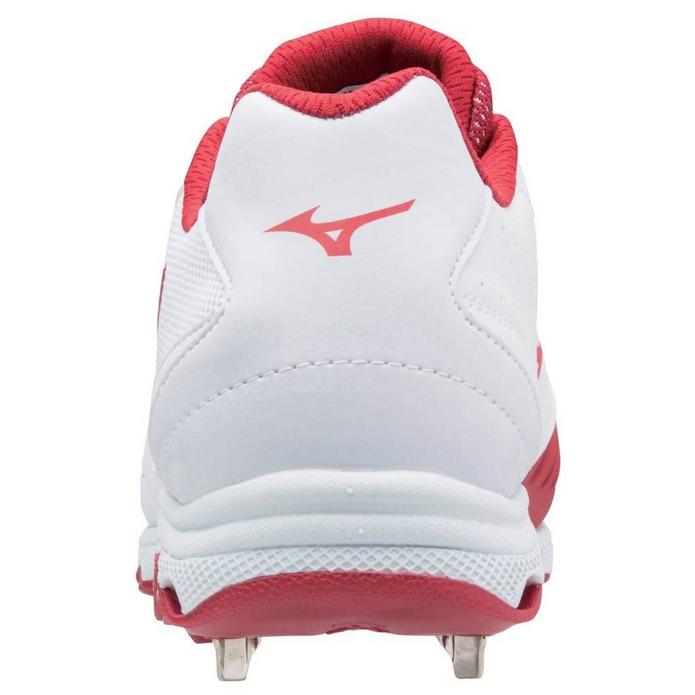 Tenis Para Softball Mizuno Mujer Ofertas Mizuno 9 Spike Advanced Sweep 4 Bajos Metal Blancos Rojos Mizuno Mexico